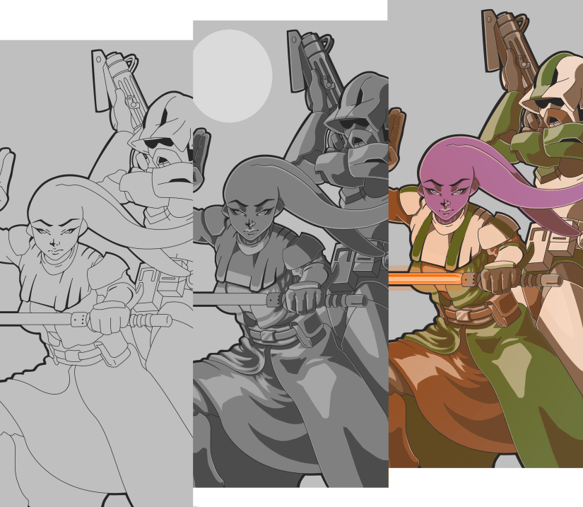 Art Working Process B